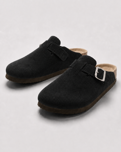 KASSEL™ | Zuecos de Ante con Plantilla Suave Premium
