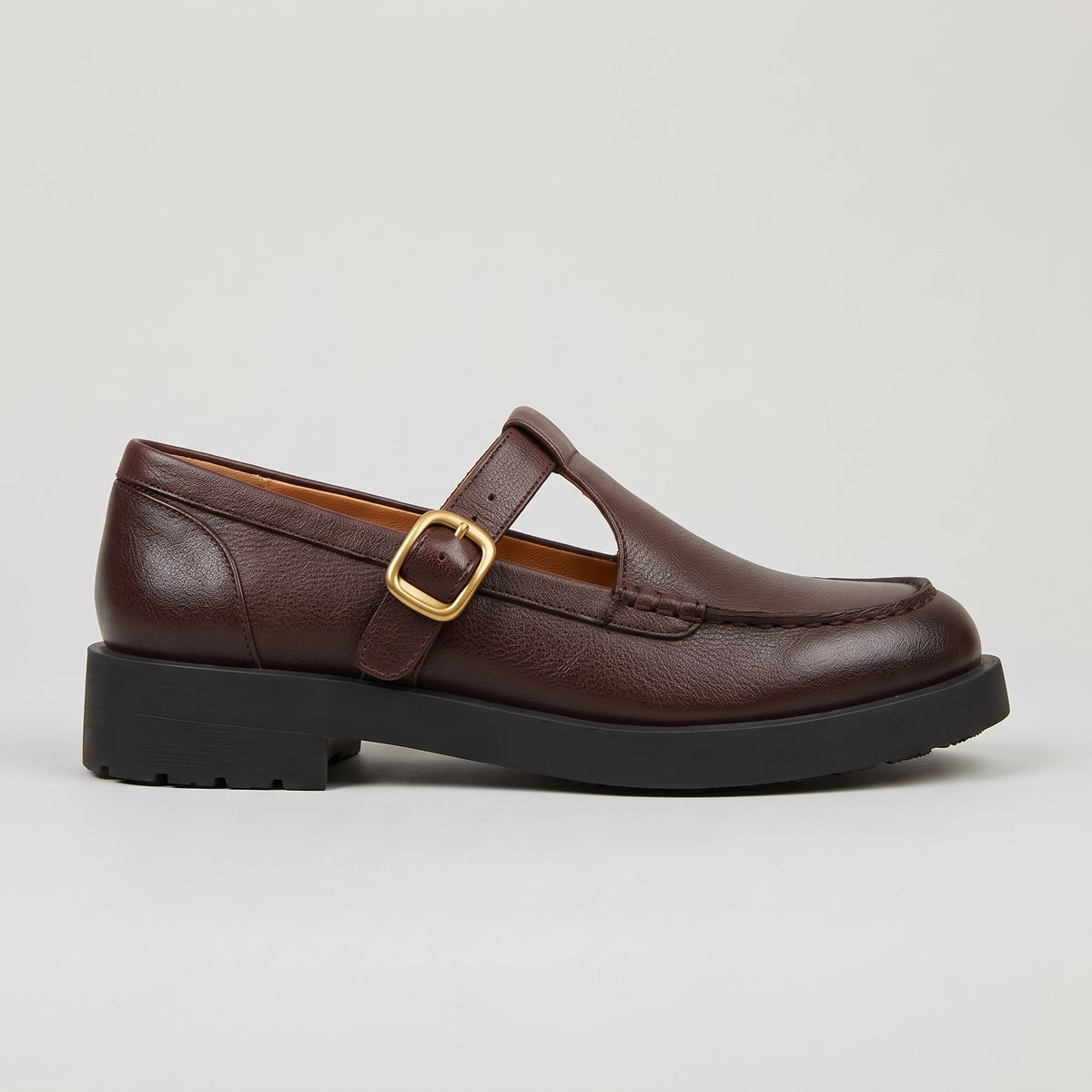 Tan - leather shoes