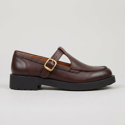 Tan - leather shoes