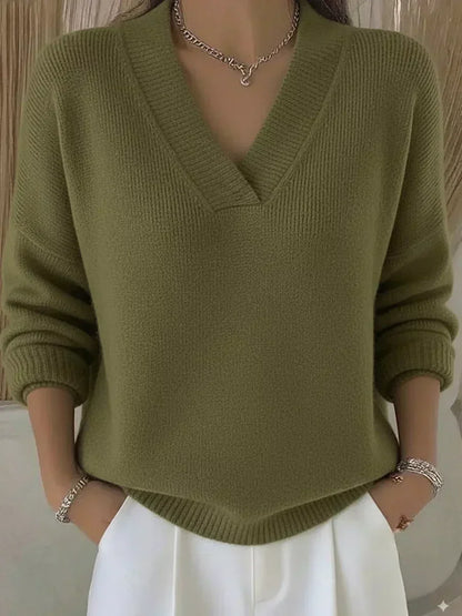 Viola | Soft V-neck jumper