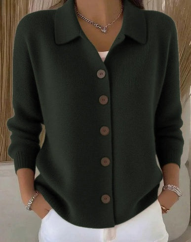 Florence | Collared cardigan with buttons