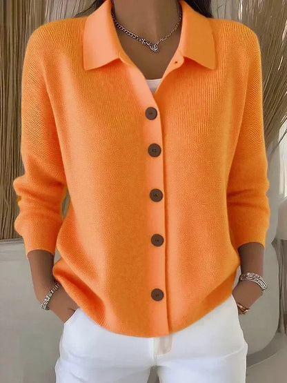 Florence | Collared cardigan with buttons