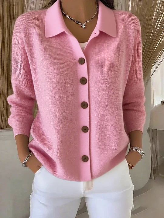 Florence | Collared cardigan with buttons