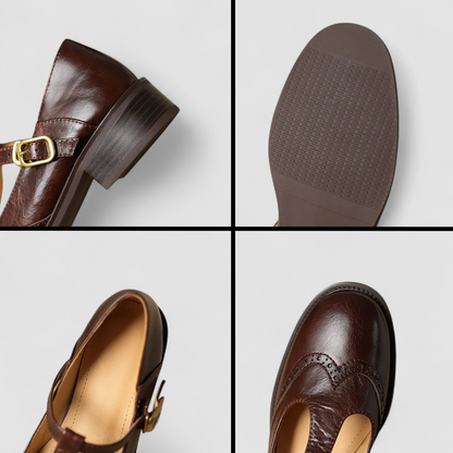Adèle - Retro Leather Shoe