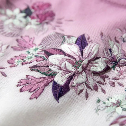 Aurora | Floral roll-neck jumper
