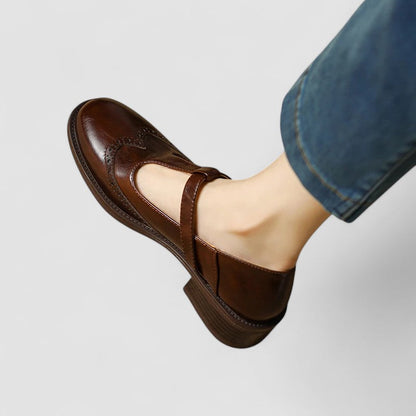 Adèle - Retro Leather Shoe