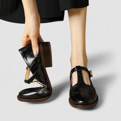 Adèle - Retro Leather Shoe