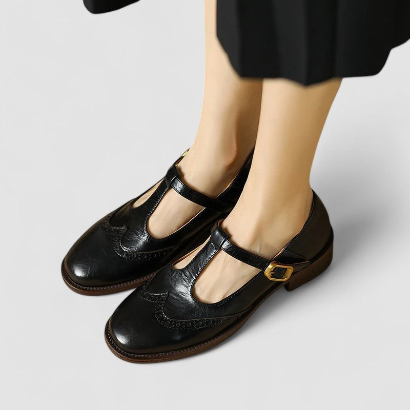 Adèle - Retro Leather Shoe