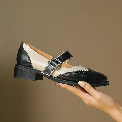 Marceline - Retro Leather Shoes