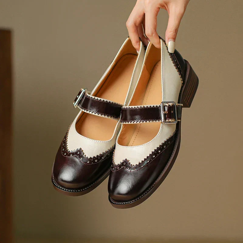 Marceline - Retro Leather Shoes