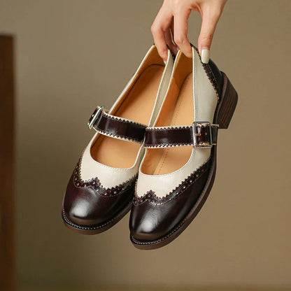 Marceline - Retro Leather Shoes