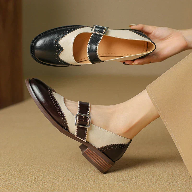 Marceline - Retro Leather Shoes