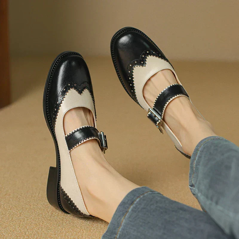 Marceline - Retro Leather Shoes