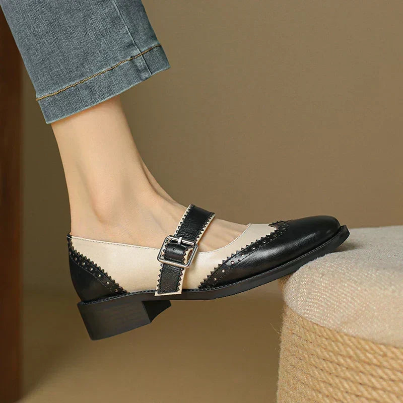 Marceline - Retro Leather Shoes
