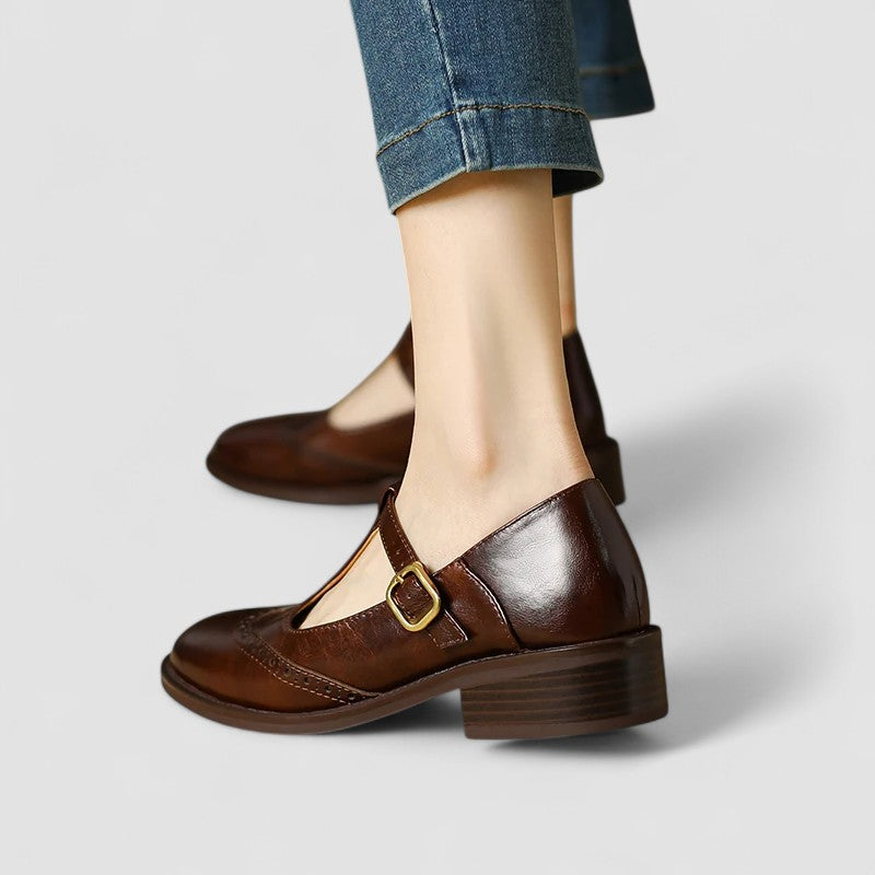 Adèle - Retro Leather Shoe