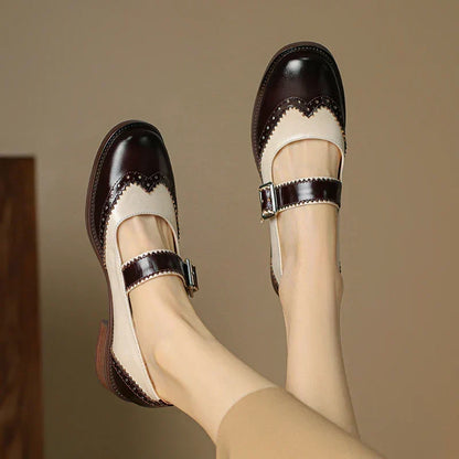 Marceline - Retro Leather Shoes
