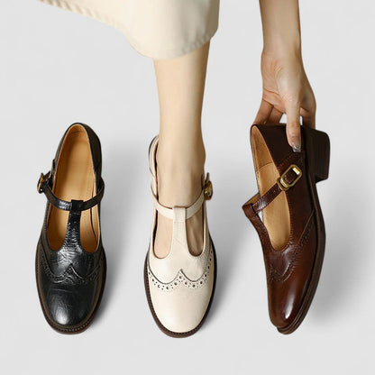 Adèle - Retro Leather Shoe
