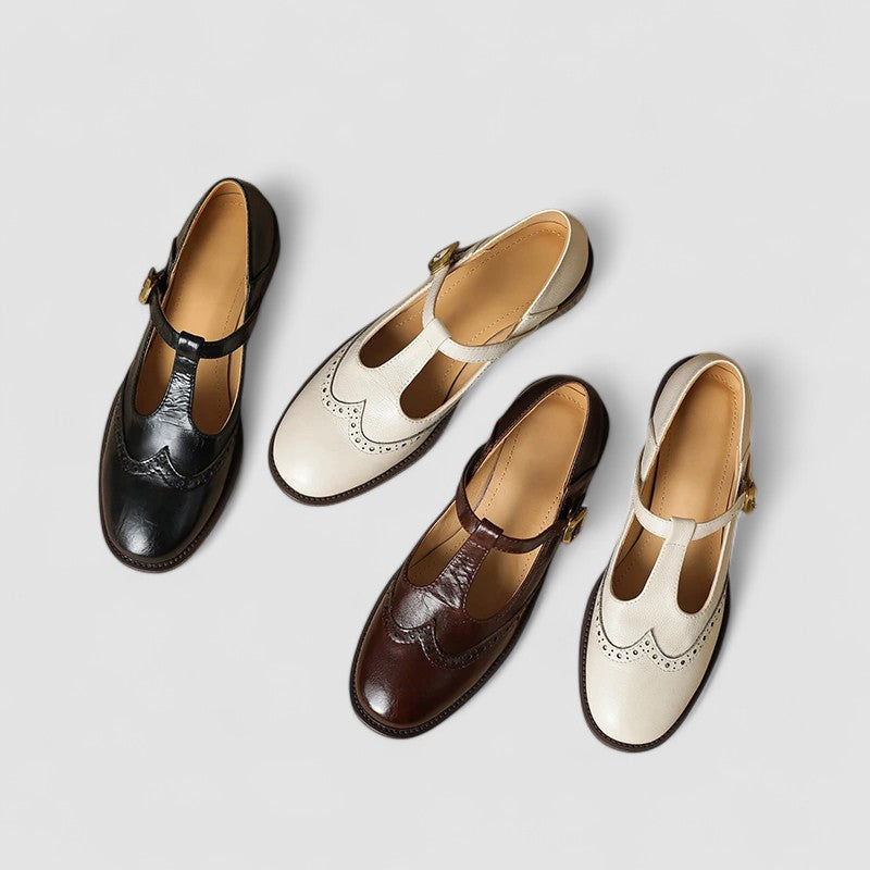 Adèle - Retro Leather Shoe