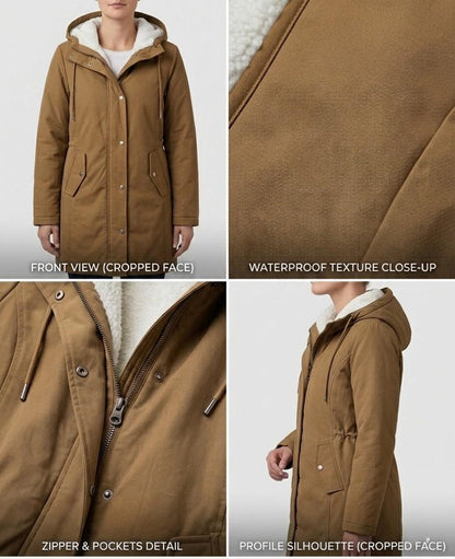 Beatrice™ | Cosy Hooded Weatherproof Coat