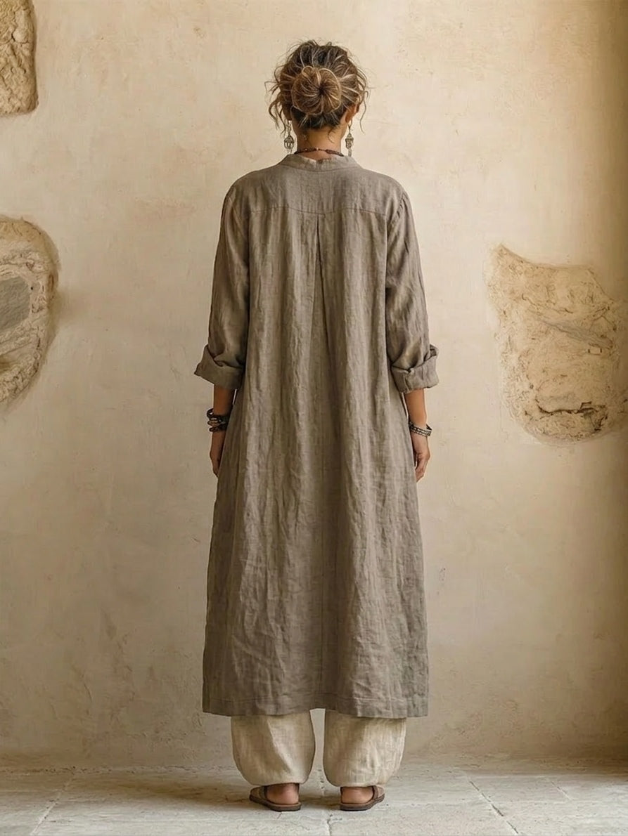 Blanche | Three-piece cotton and linen set