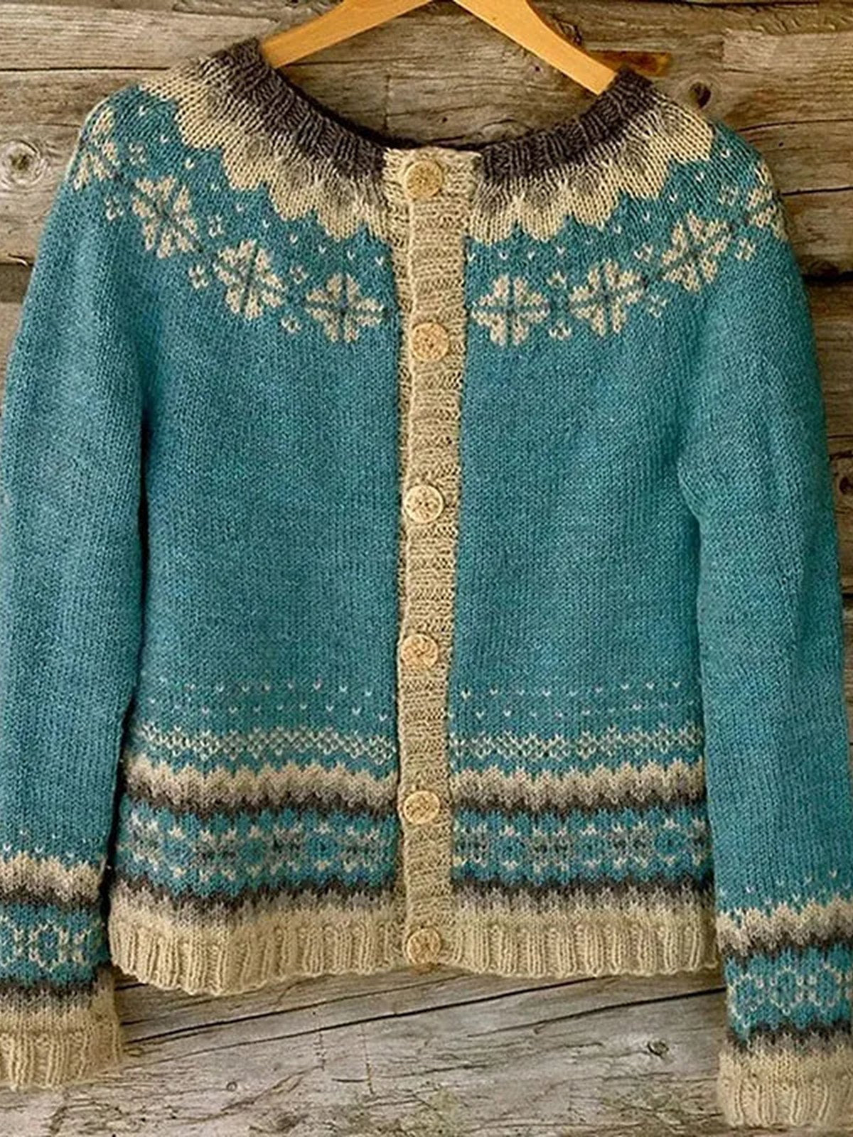 ALLEGRA | VINTAGE ICELANDIC CARDIGAN