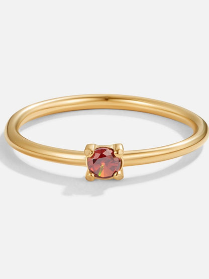 Gold Birthstone Rings
