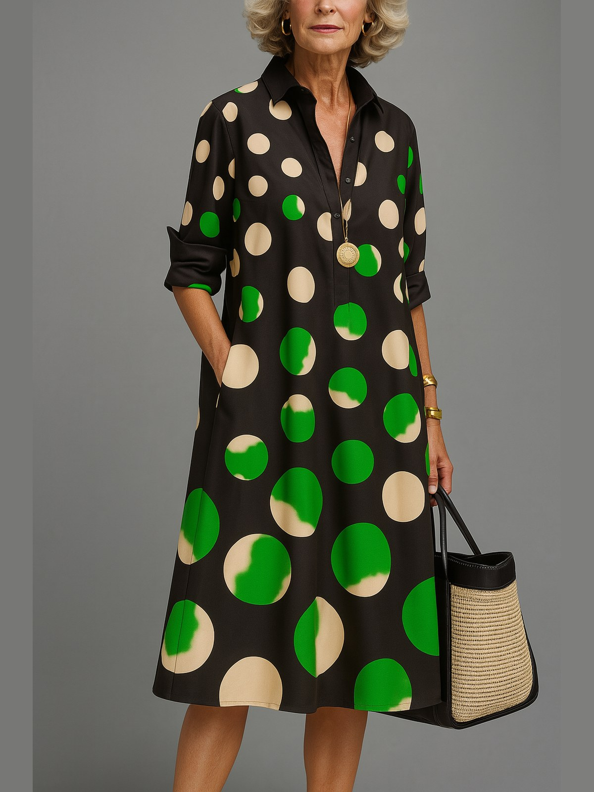 Damska elegancka sukienka midi – Anna Marie