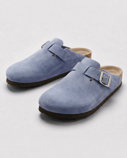 KASSEL™ | Zuecos de Ante con Plantilla Suave Premium