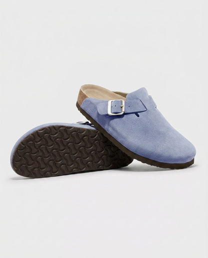 KASSEL™ | Zuecos de Ante con Plantilla Suave Premium