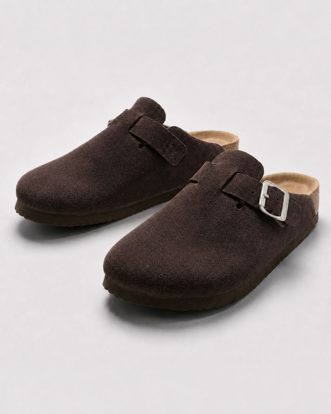 KASSEL™ | Zuecos de Ante con Plantilla Suave Premium