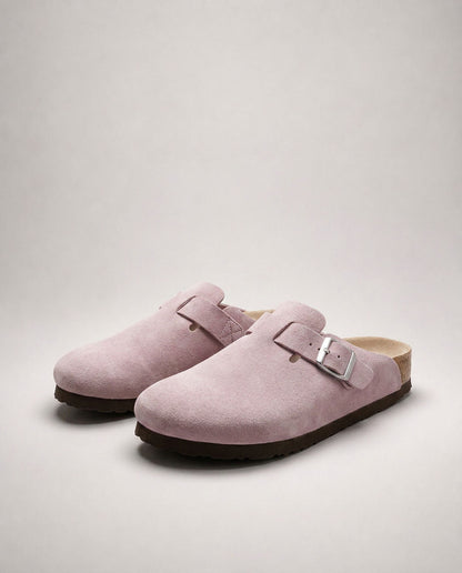 KASSEL™ | Zuecos de Ante con Plantilla Suave Premium