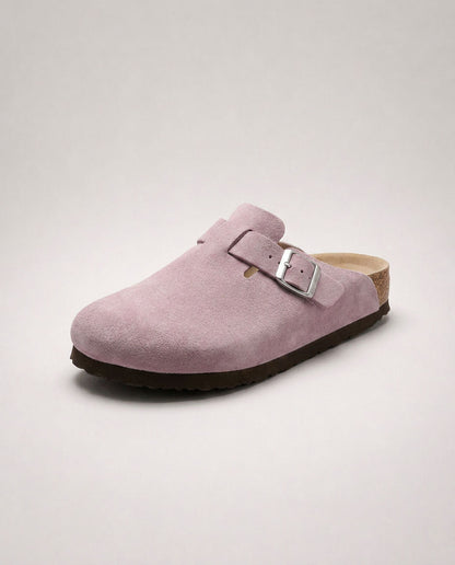 KASSEL™ | Zuecos de Ante con Plantilla Suave Premium