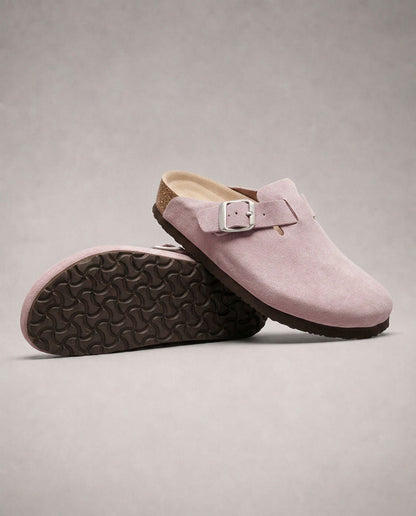 KASSEL™ | Zuecos de Ante con Plantilla Suave Premium