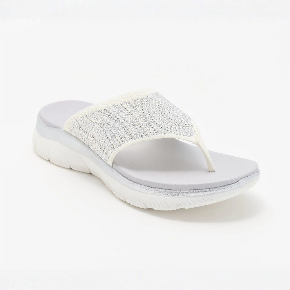 LIORA™ | Sandalias de Tanga de Punto Cristal Cómodas Mujer