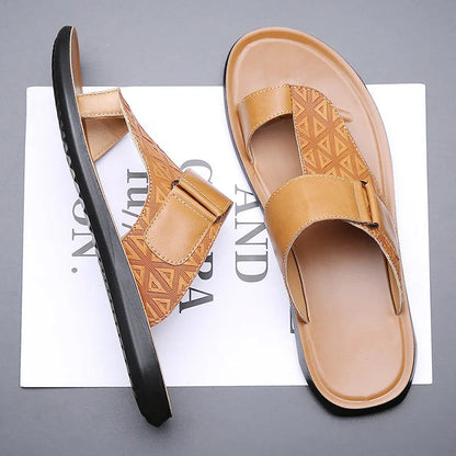 ASTON™ | Sandalias de Cuero con Tira en el Dedo