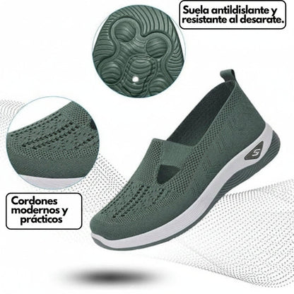 AZELIA™ | Zapatillas Slip-On con Amortiguación de Máxima Comodidad