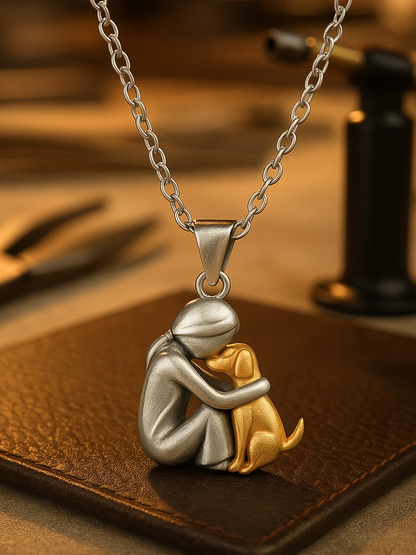 Hug Pendant for Necklace