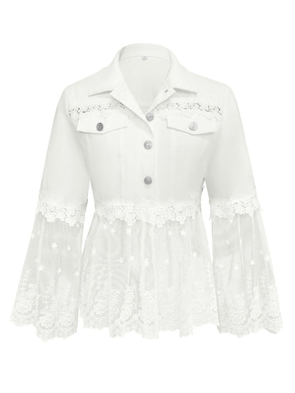 Sunnelace | Lace Panel Jacket